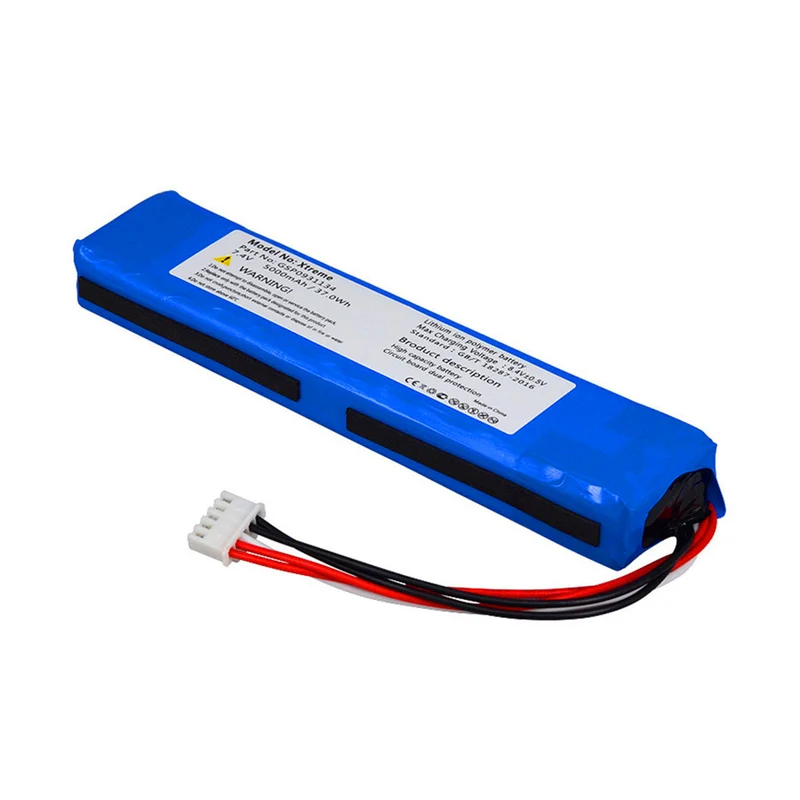 7.4V 5000mAh Bluetooth audio battery for JBL Xtreme GSP0931134