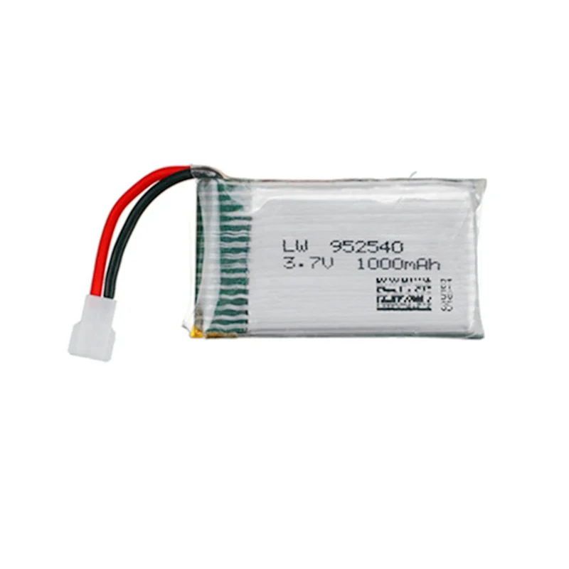 5pcs 3.7V 1000mAh 25c Lipo Battery 952540 For Syma X5 X5S H5C CX-30W RC Quadcopter