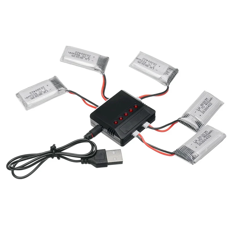 5 pieces 3.7V 400mAh Lipo Battery For E33C E33 U816A V252 RC Drone Spare Parts 802035