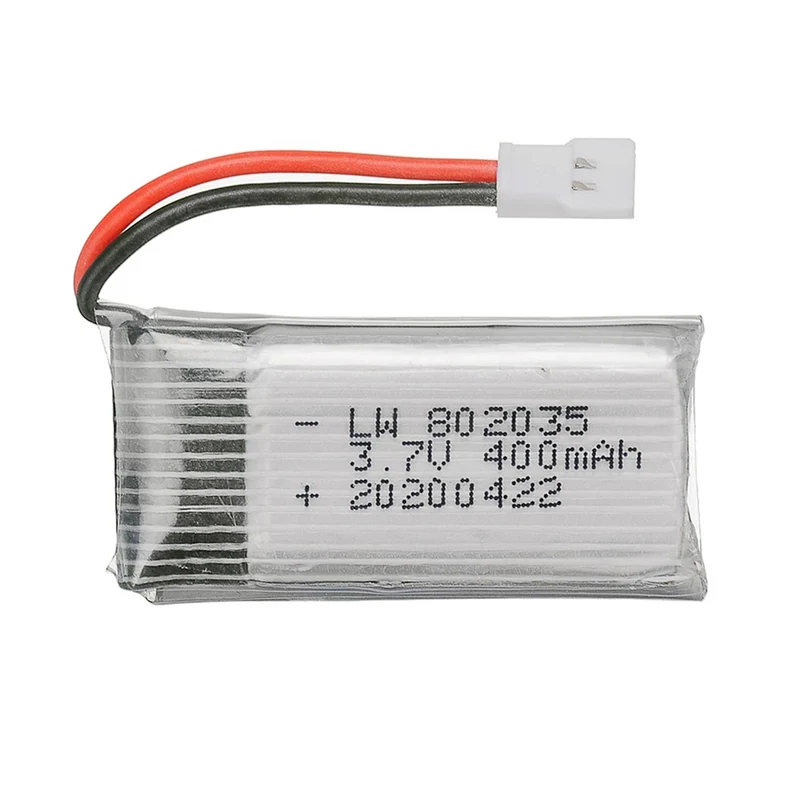 5 pieces 3.7V 400mAh Lipo Battery For E33C E33 U816A V252 RC Drone Spare Parts 802035
