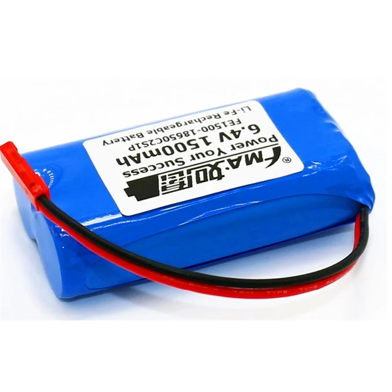 18650 6.4V 1500mAh DIY Battery for XG8 RC transmitter SYP connector 2S1PB