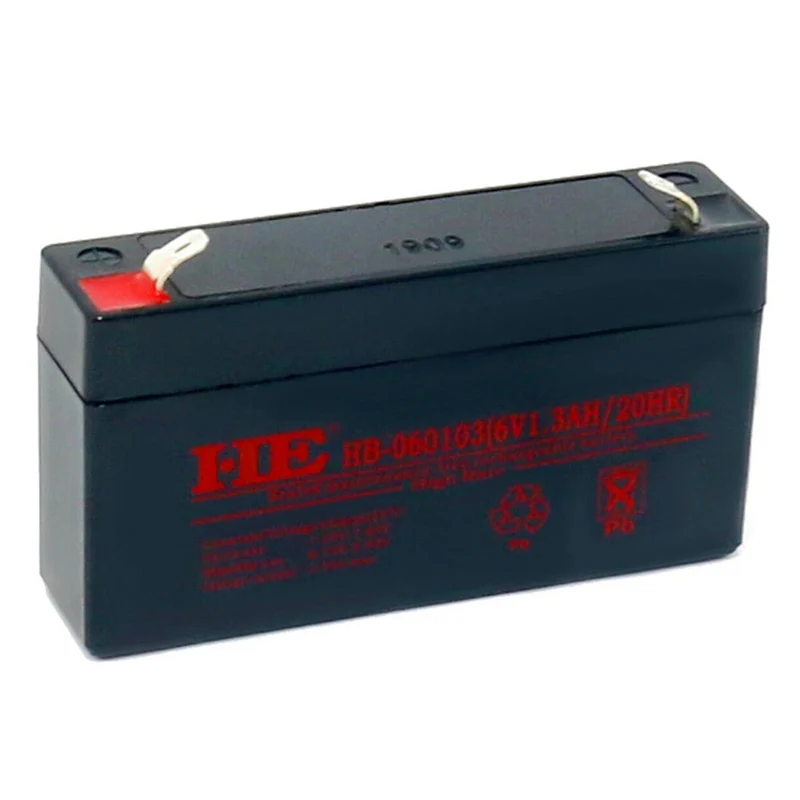 6V 1.3 Ah Battery For Exit Backup Power Emergency Light