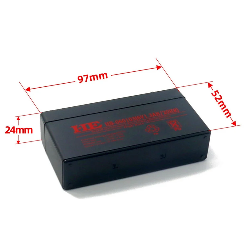 6V 1.3 Ah Battery For Exit Backup Power Emergency Light