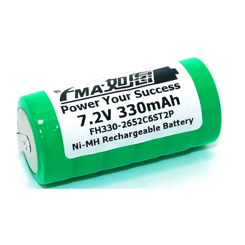 Car Alarm Electronic throat Battery Ni-Mh 7.2V 330mAh Button Rechargeable Cell 26 * 52mm