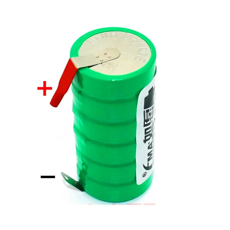 Car Alarm Electronic throat Battery Ni-Mh 7.2V 330mAh Button Rechargeable Cell 26 * 52mm