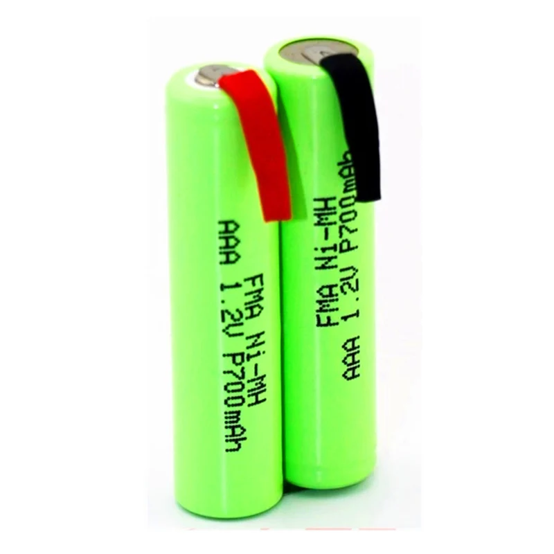 2.4V 700mAh Ni-MH battery for YS534 / 17 Water pik WP-900 Remington Barba Trimmer Shaver 10x20x44mm
