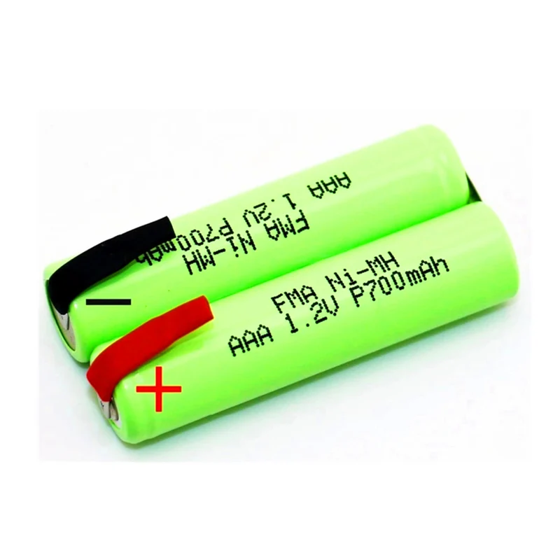 2.4V 700mAh Ni-MH battery for YS534 / 17 Water pik WP-900 Remington Barba Trimmer Shaver 10x20x44mm