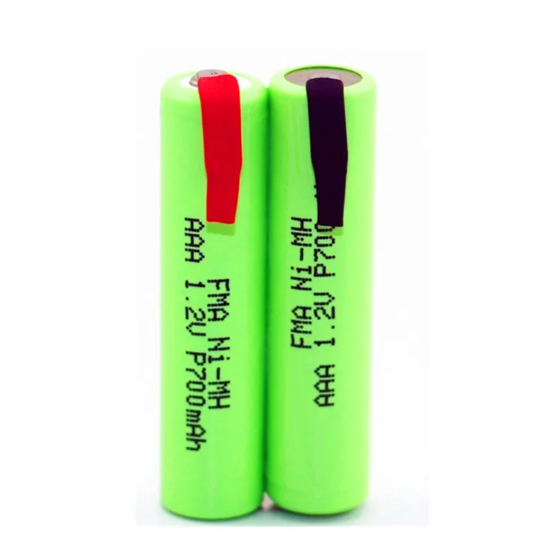 2.4V 700mAh Ni-MH battery for YS534 / 17 Water pik WP-900 Remington Barba Trimmer Shaver 10x20x44mm