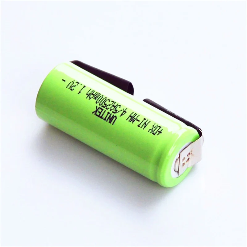 4 / 5A Battery 2500mAh 17430 Ni-mh Cell Welding Tabs for Braun Oral-B Electric Toothbrush