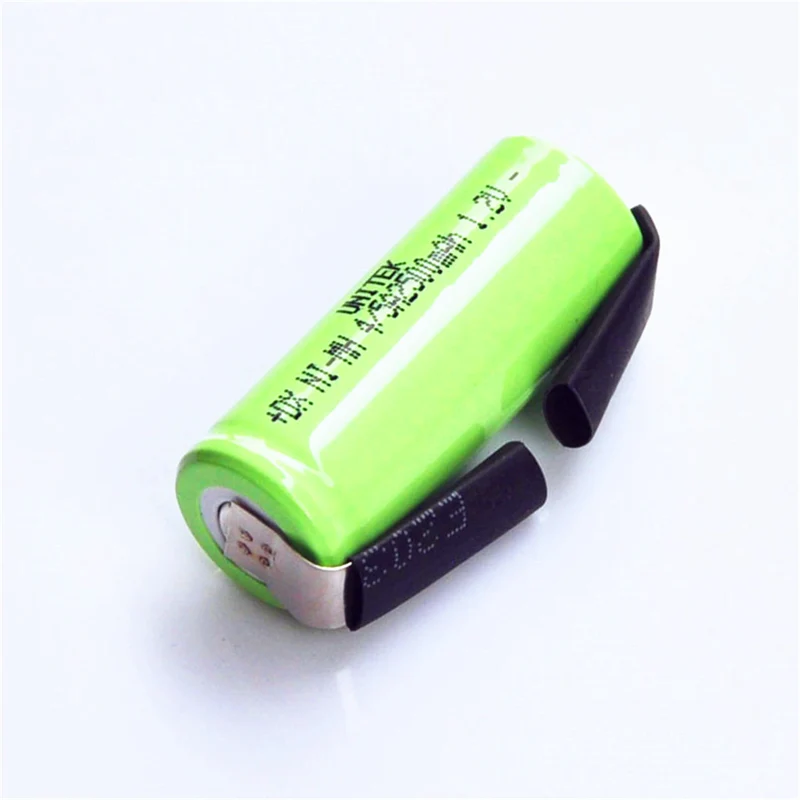 4 / 5A Battery 2500mAh 17430 Ni-mh Cell Welding Tabs for Braun Oral-B Electric Toothbrush