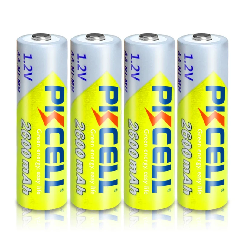 8pcs PKCELL NIMH AA 2600Mah 1.2V 2A Ni-Mh Battery + 2pcs Boxes
