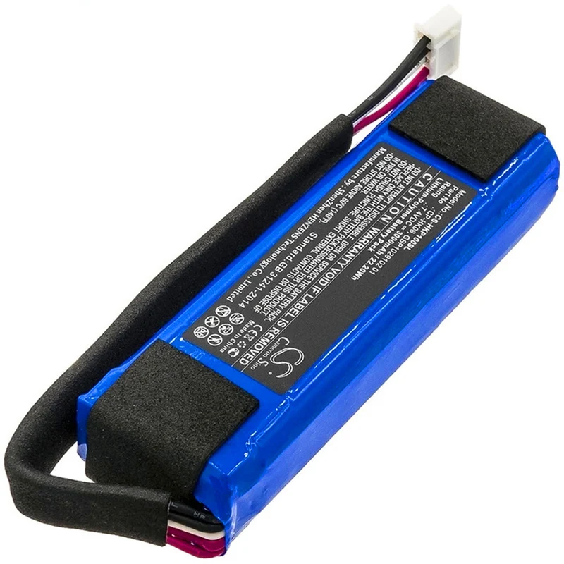 Cameron Sino 3000mAh Battery CP-HK06, GSP1029102 01 for Harman / Kardon Play Walking, Playing Mini