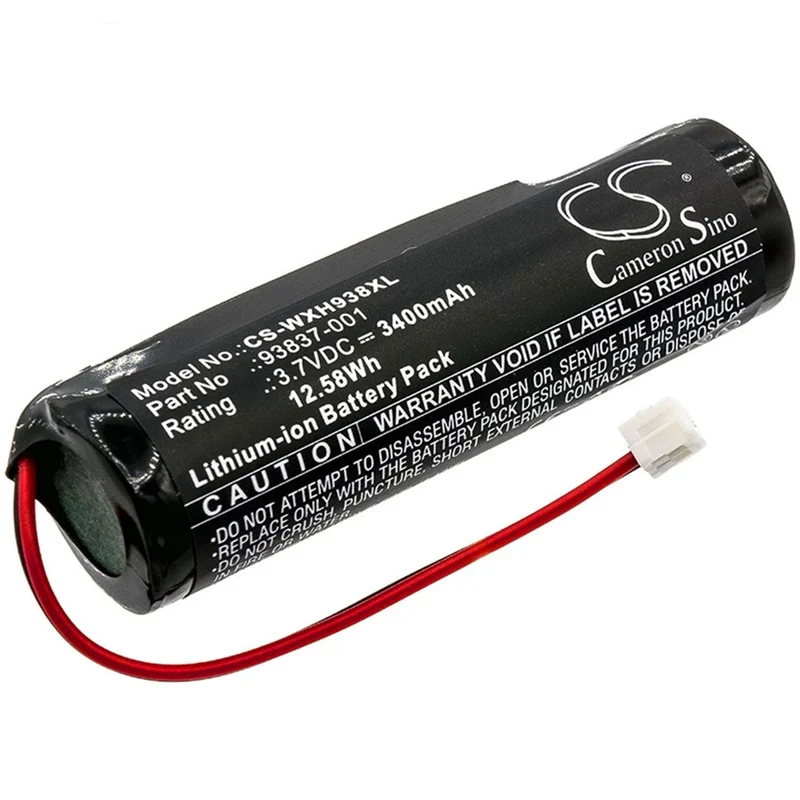 3.7v 3400mAh Battery for WAHL Black Stealth,Chrome, Cordless Magic Clip, Senior Cordless, Super Kegel Cordless