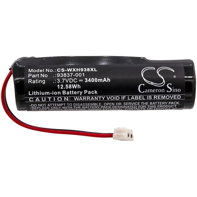 3.7v 3400mAh Battery for WAHL Black Stealth,Chrome, Cordless Magic Clip, Senior Cordless, Super Kegel Cordless
