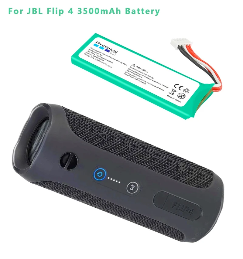 3.7V 3500mAh Battery GSP872693 01 for Speaker Flip 4, Flip 4 Special Edition + Repair Tool