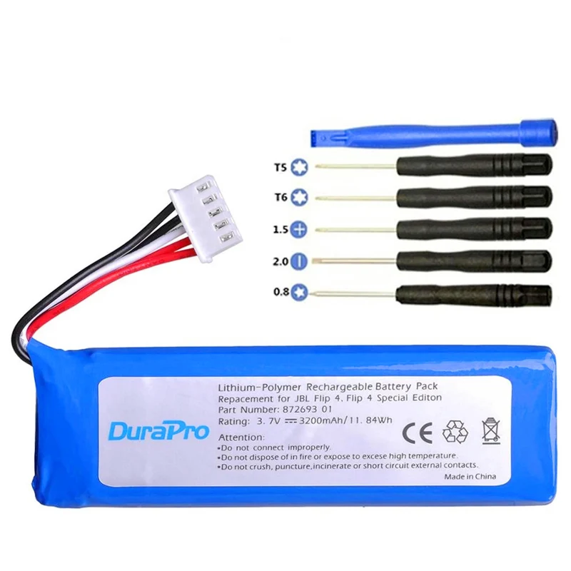 3.7 V 3200mAh battery battery for Flip 4, Flip 4 Special Edition