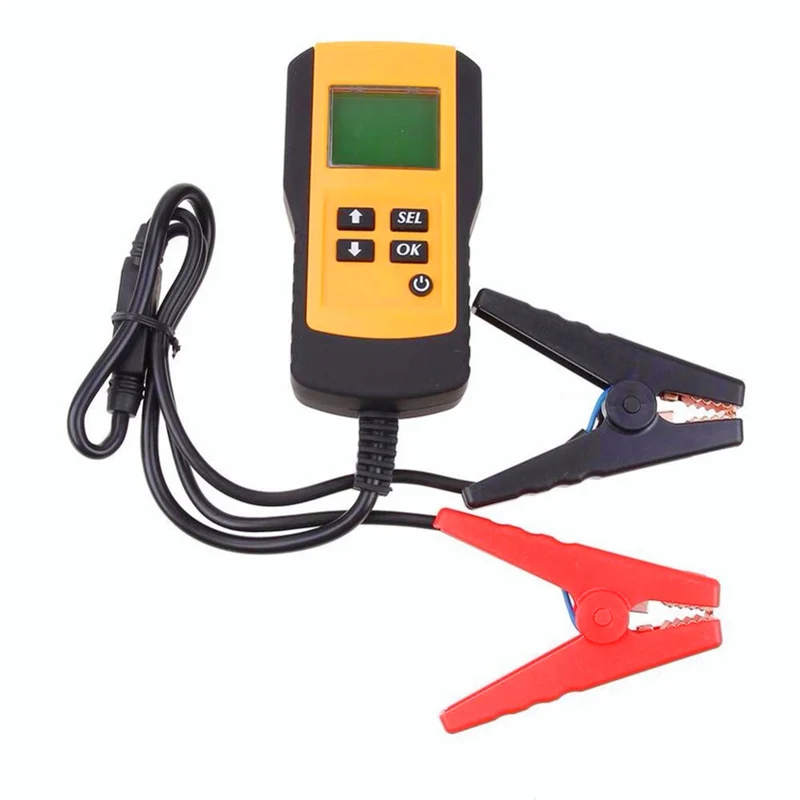 12V Vehicle Battery Digital Tester Analysis Car Diagnostic Tool for Dry Wet Lead-Acid Battery