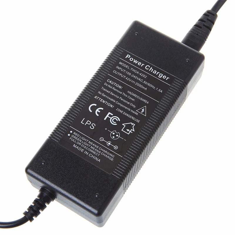 Smart Electric Scooter Charger 42V 2A Adapter for Li-ion Xiaomi Mijia M365 Ninebot Es1 Es2