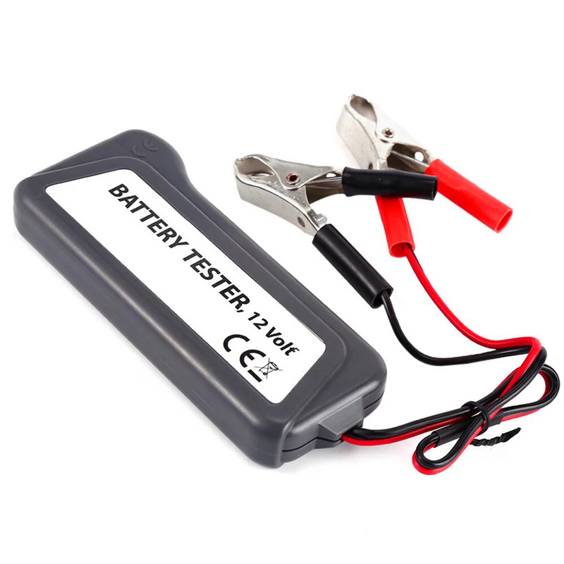 BATERYCORE Battery Tester Digital Alternator Tester For 12V Car Truck 6 LED Lights Display Diagnostic Tool