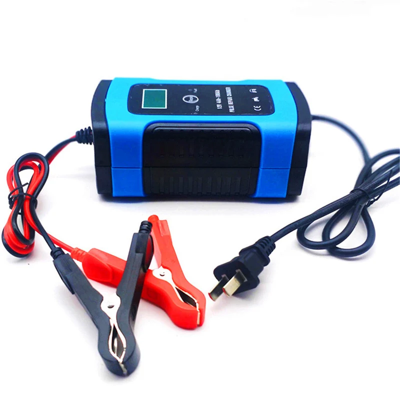 12V 6A Battery Charger Automatic Supervisor Smart Lead Acid Power Charging Adapter For Automotive Truck Car