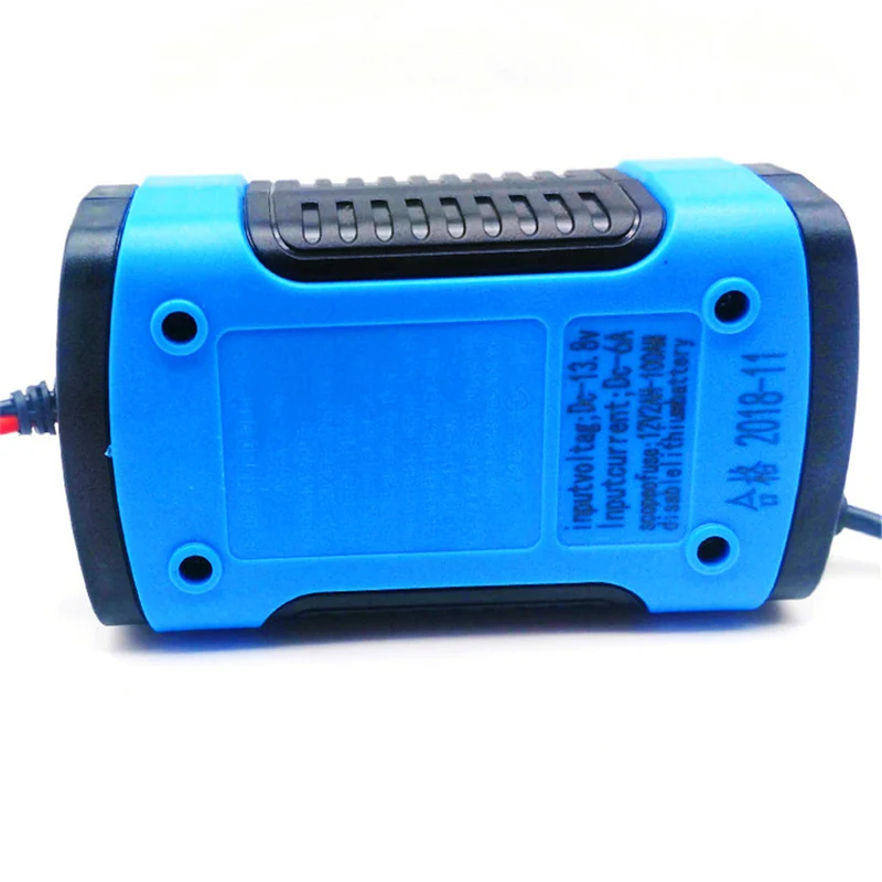 12V 6A Battery Charger Automatic Supervisor Smart Lead Acid Power Charging Adapter For Automotive Truck Car