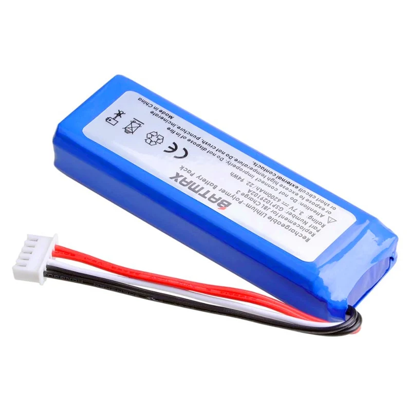 3.7V 6200mAh battery GSP1029102A + Free tools for charge 3 for JBL charge 3