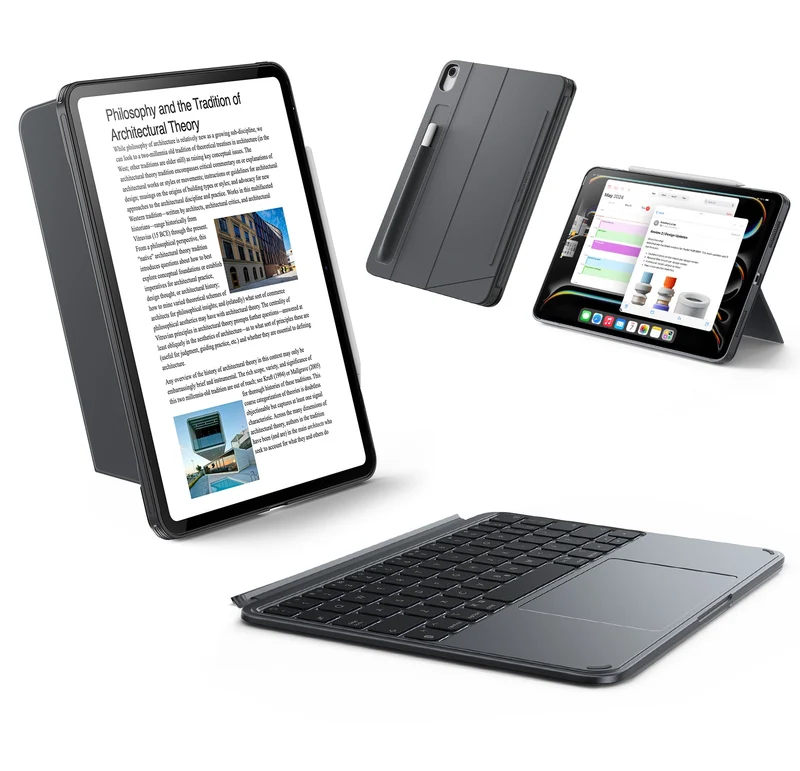 iPad Air 11" (M4) 2026 Shift Keyboard Case (Detachable) -US Layout-Dark Gray