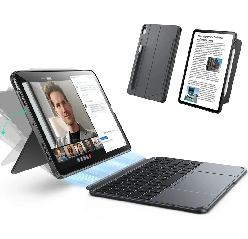 iPad Air 11" (M4) 2026 Shift Keyboard Case (Detachable) -US Layout-Dark Gray