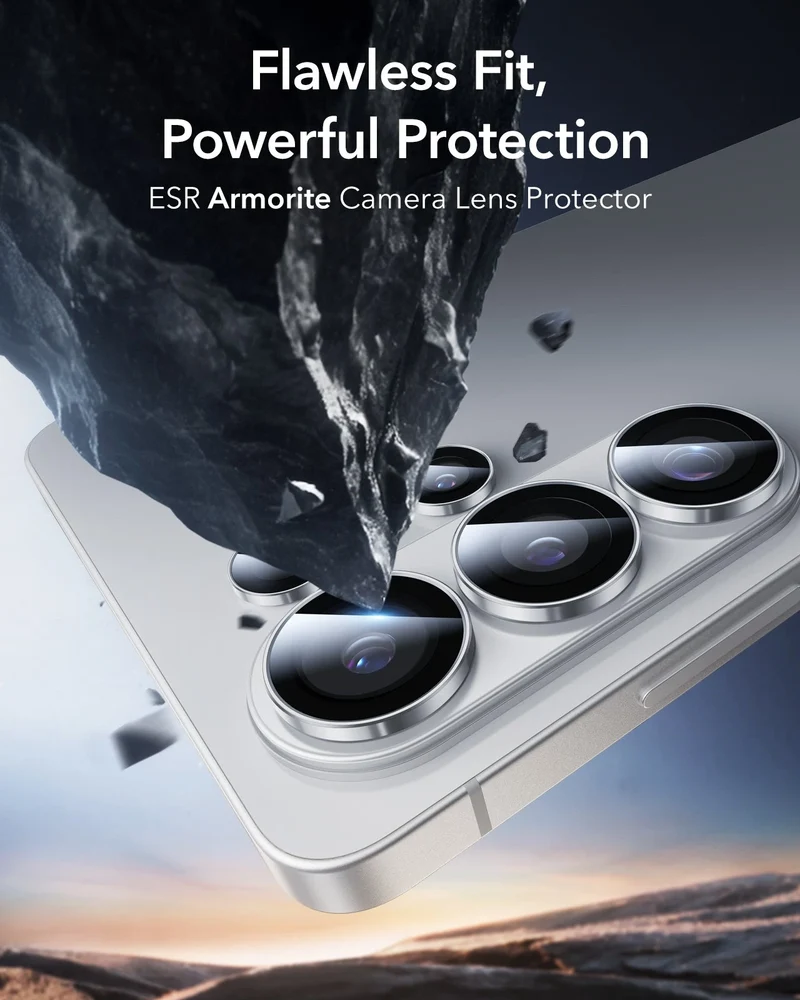 Galaxy S26 Ultra Armorite® Camera Lens Protector - Silver