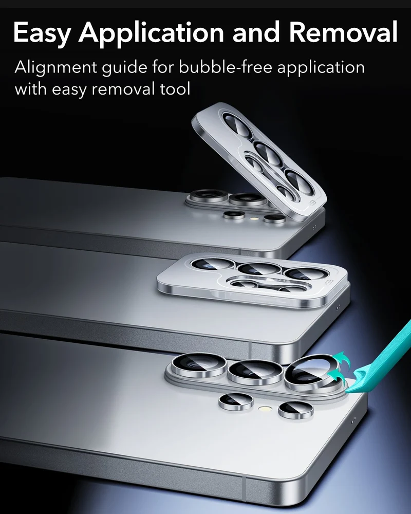 Galaxy S26 Ultra Armorite® Camera Lens Protector - Silver