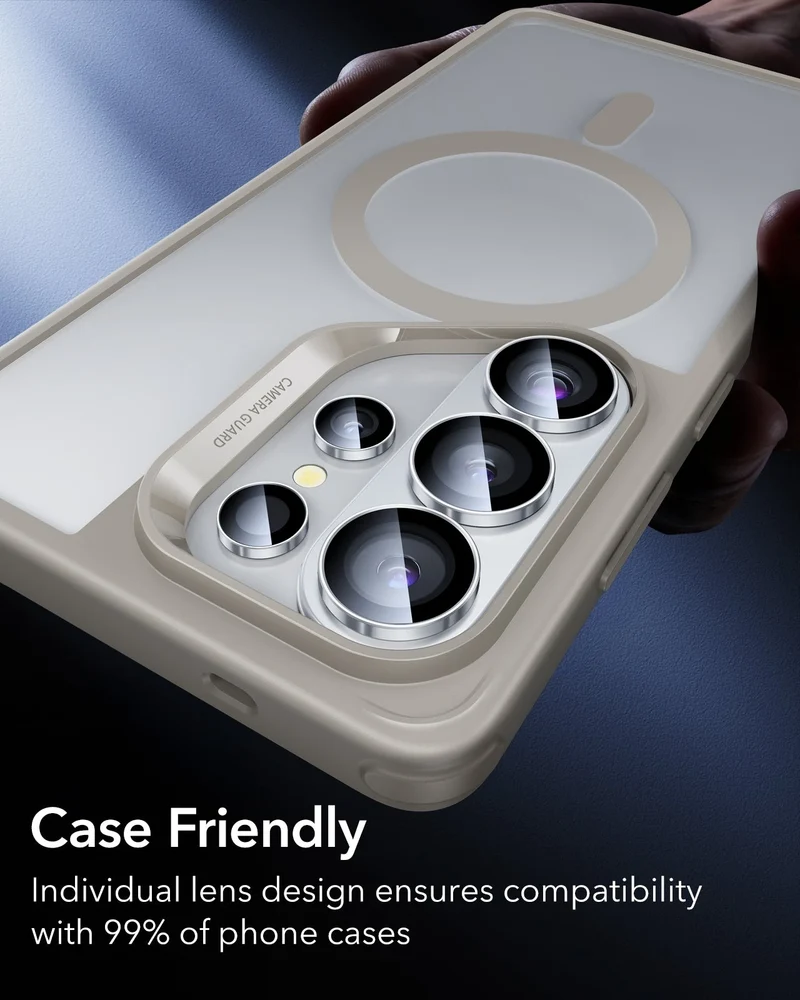 Galaxy S26 Ultra Armorite® Camera Lens Protector - Silver