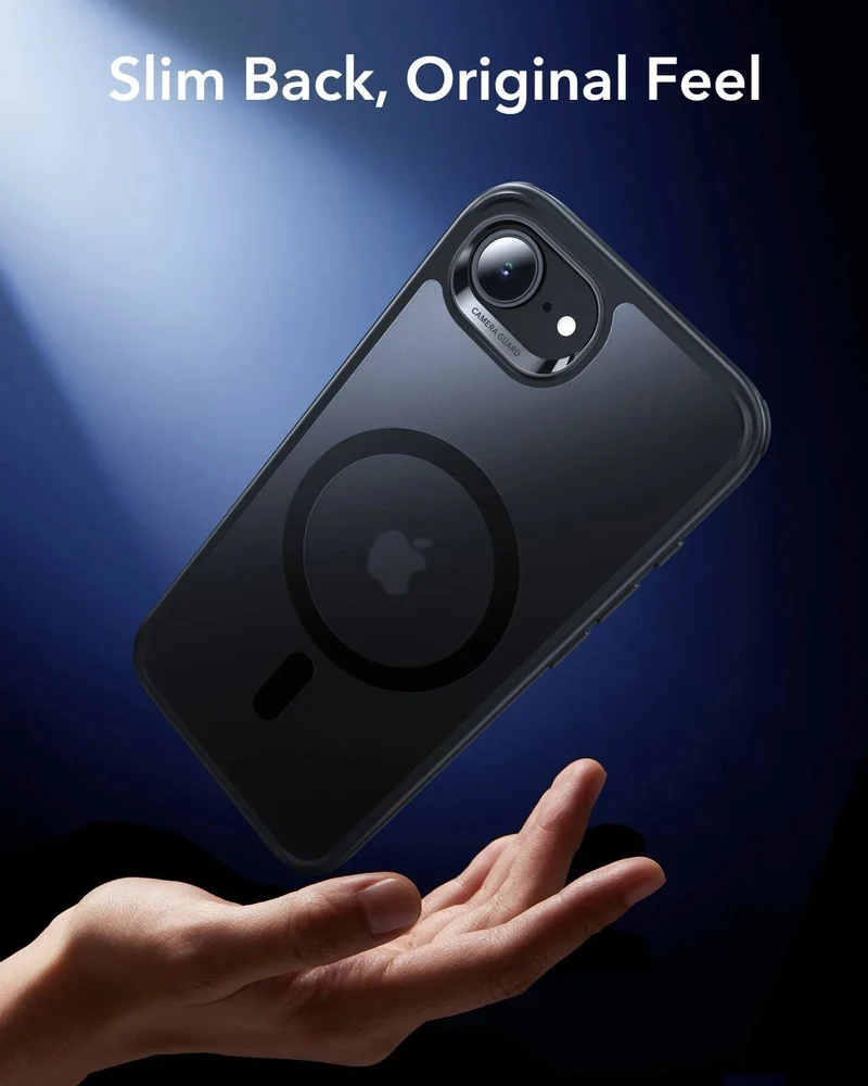 iPhone 17e Classic Hybrid Magnetic Case - Frosted Black