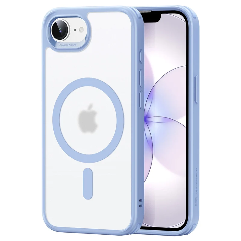 iPhone 17e Classic Hybrid Magnetic Case - Frosted Light Blue