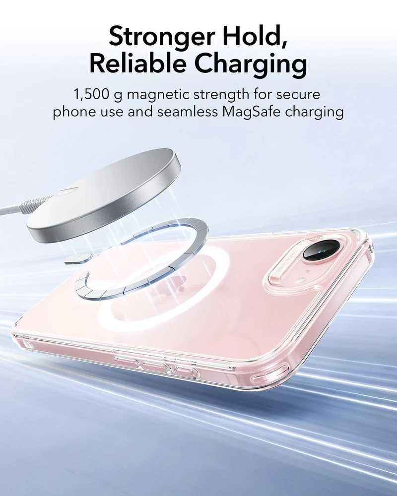 iPhone 17e Classic Hybrid Magnetic Case - Clear