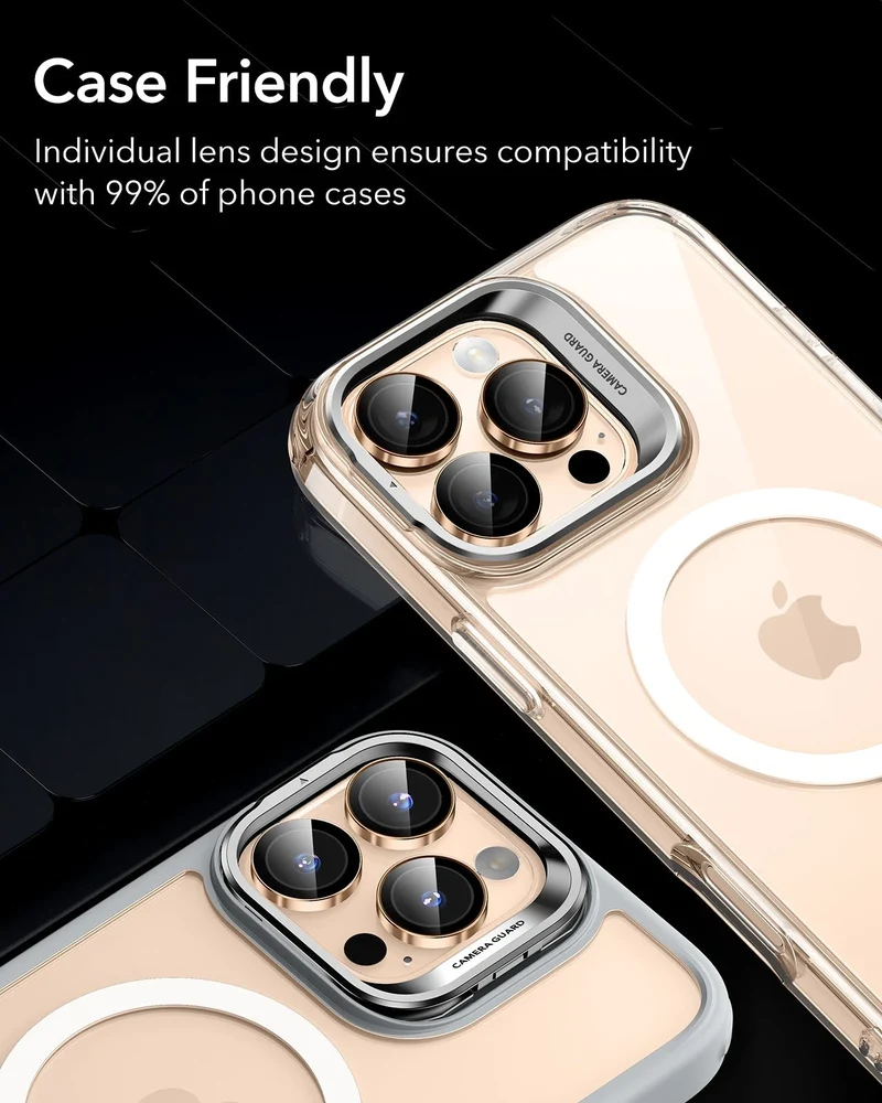 iPhone 16 Pro Max/Pro Armorite Camera Lens Protectors - Desert Titanium