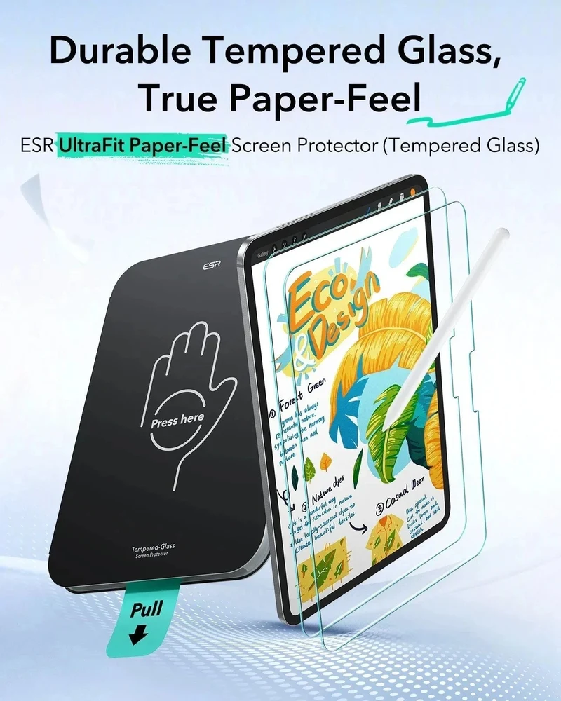 iPad Pro 13" (M4) 2024 UltraFit Paper-Feel Screen Protector – 2 Pack