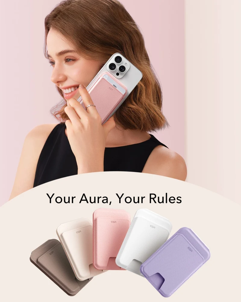 Aura Wallet Stand (HaloLock) - Lavender