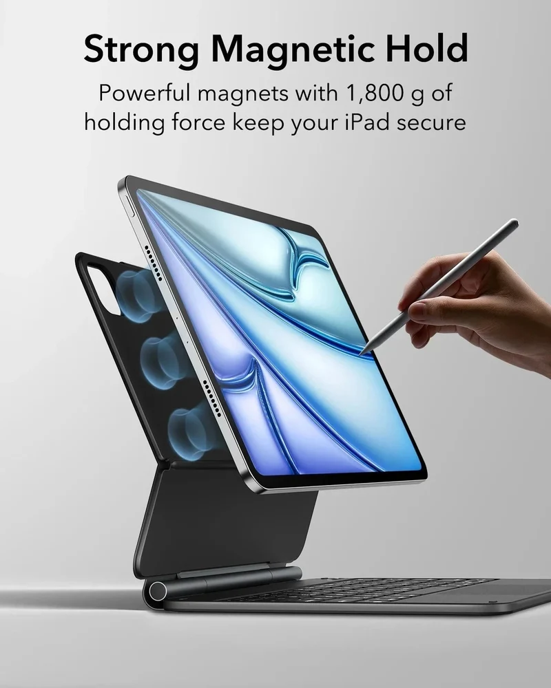iPad Pro 12.9" (2022) Rebound Magnetic Keyboard Case - US Layout-White