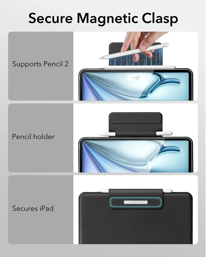 iPad Pro 12.9" (2022) Rebound Magnetic Keyboard Case - US Layout-White