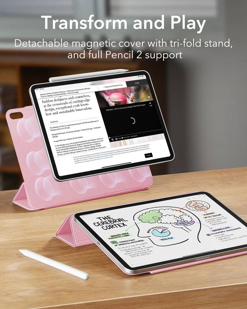 iPad Pro 11" (2025) Rebound Magnetic Case - Pink