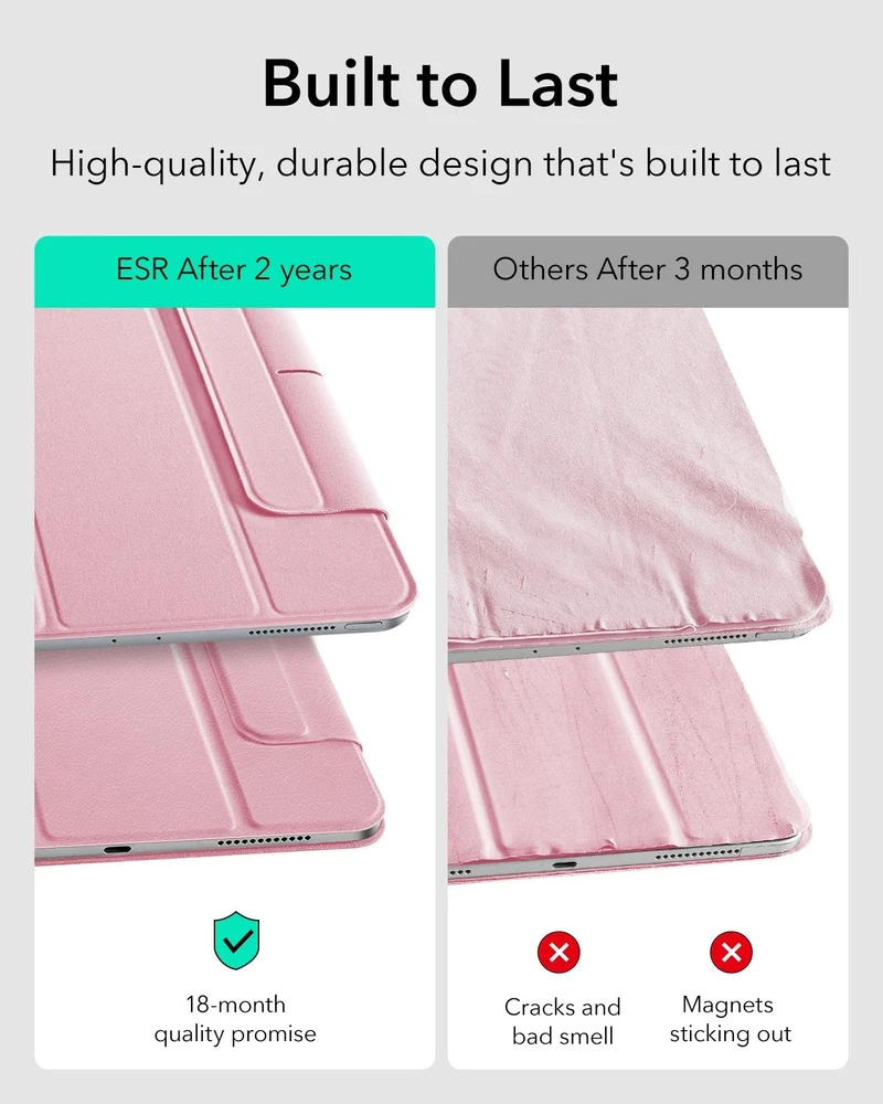 iPad Pro 11" (2025) Rebound Magnetic Case - Pink