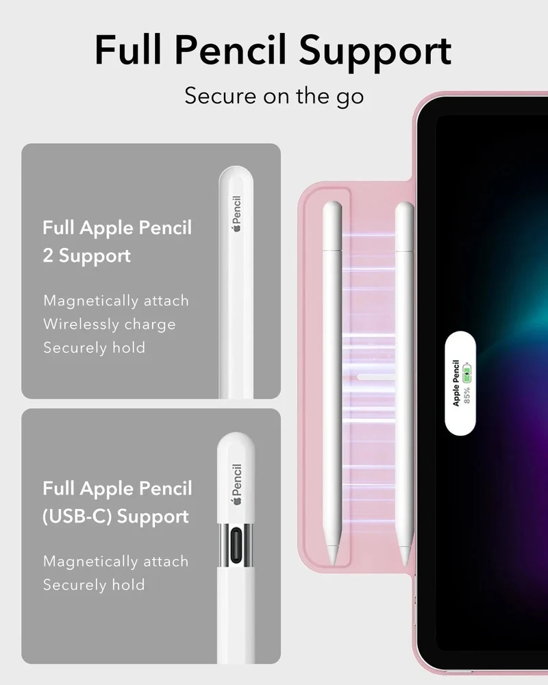 iPad Pro 11" (2025) Rebound Magnetic Case - Pink