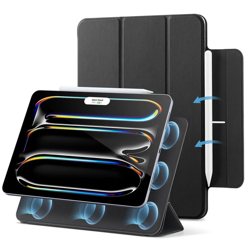 iPad Pro 11" (2025) Rebound Magnetic Case - Black