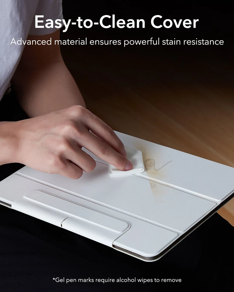 iPad Pro 13" (2025) Rebound Magnetic Case - Brilliant White