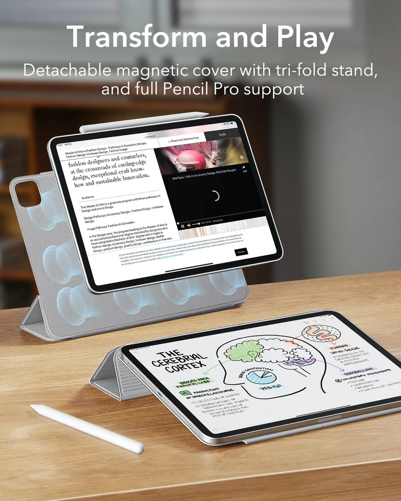 iPad Pro 13ʺ (2025) Rebound Protection Bundle - Grey