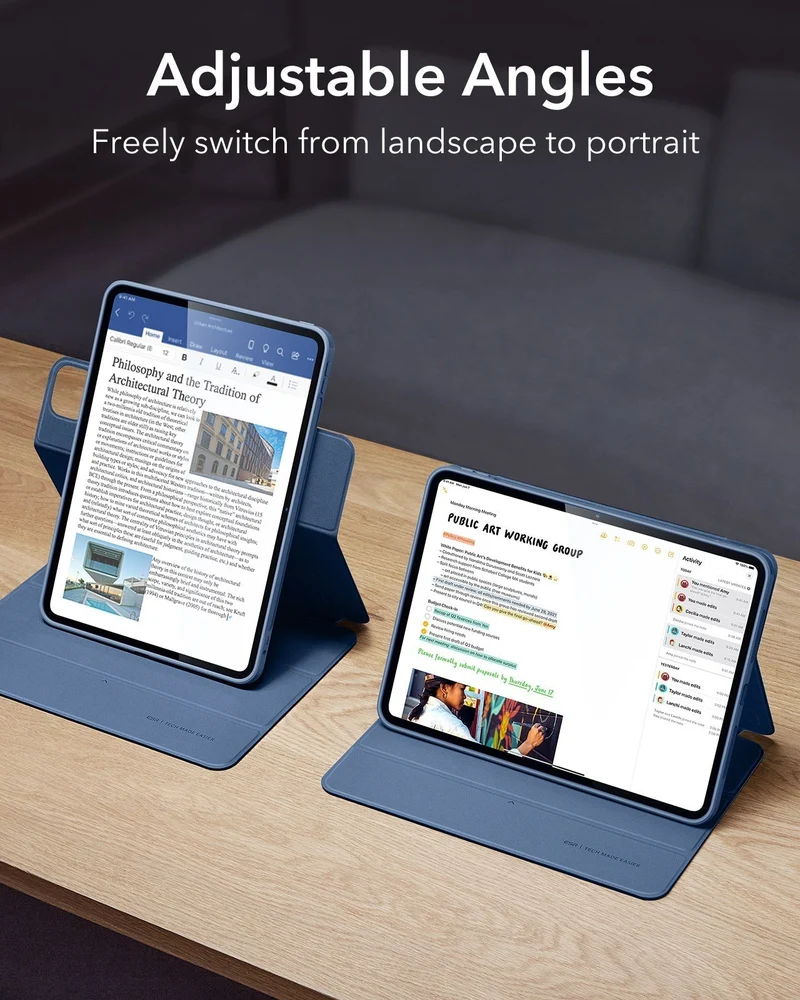 iPad Pro 11ʺ (2025) Rebound Transformation Bundle - Navy Blue