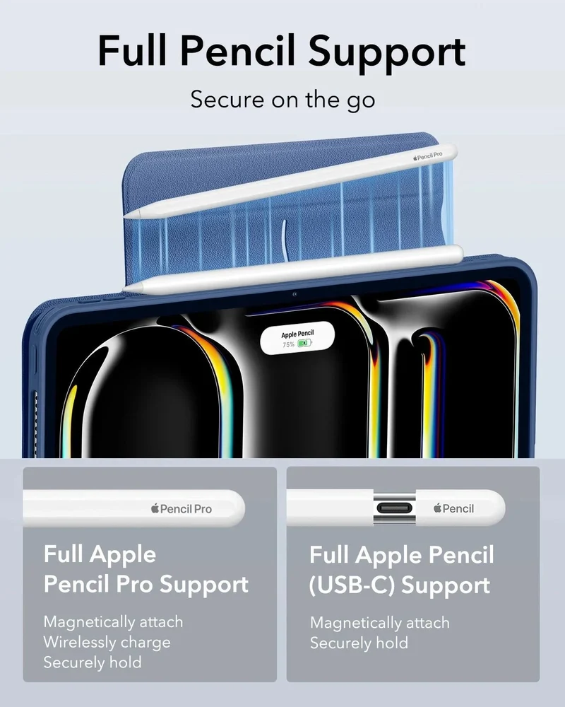 iPad Pro 11ʺ (2025) Rebound Transformation Bundle - Navy Blue