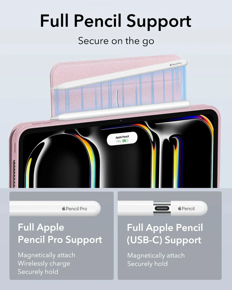 iPad Pro 13ʺ (2025) Rebound Hybrid Case 360 - Pink