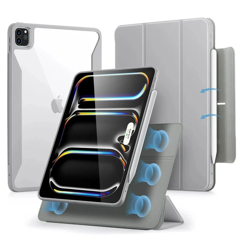 iPad Pro 13ʺ (2025) Rebound Hybrid Case 360 - Grey