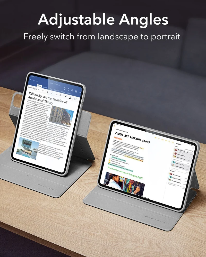 iPad Pro 13ʺ (2025) Rebound Hybrid Case 360 - Grey
